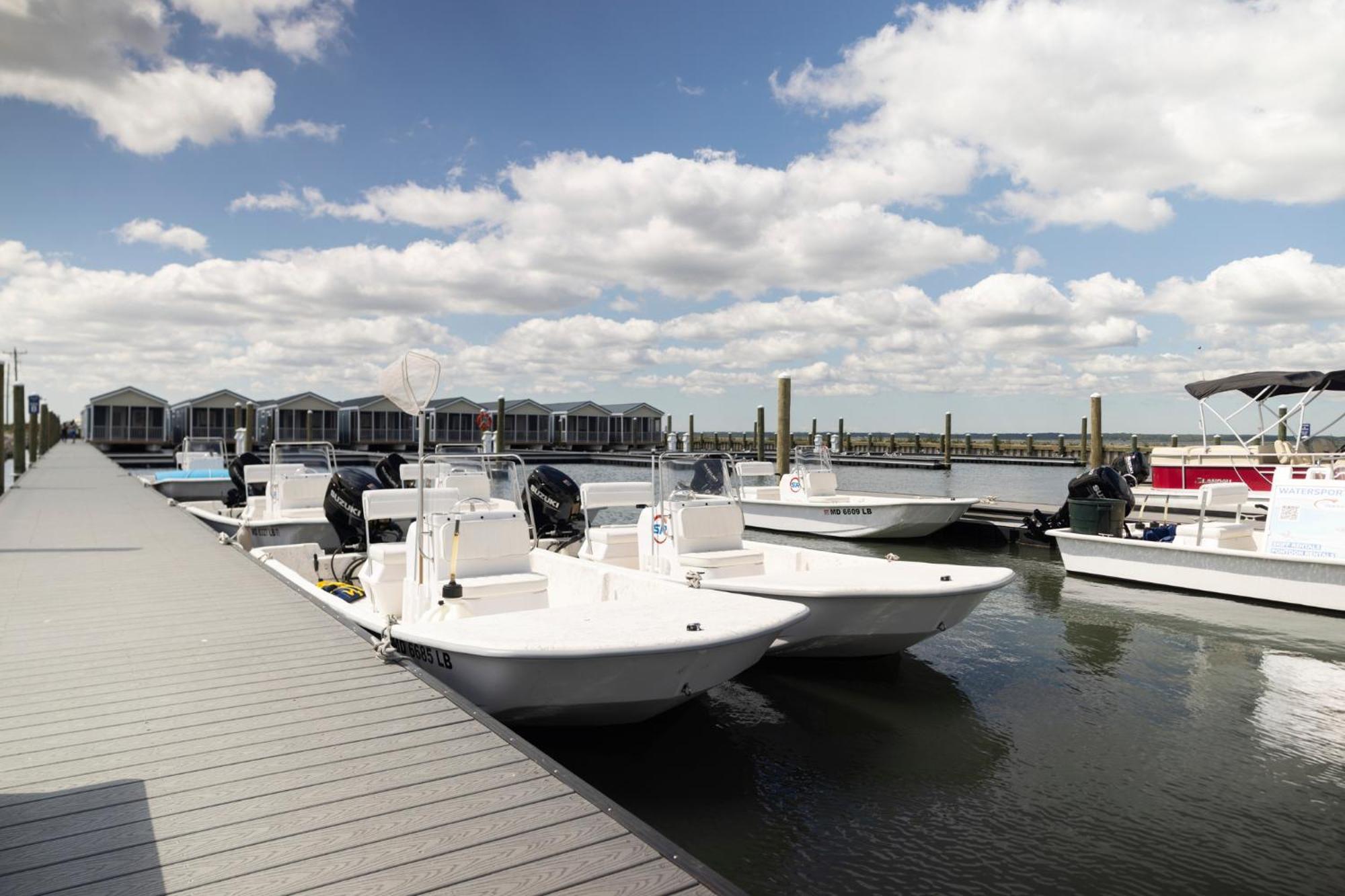 Blufin Bungalows & Marina Chincoteague Exterior foto